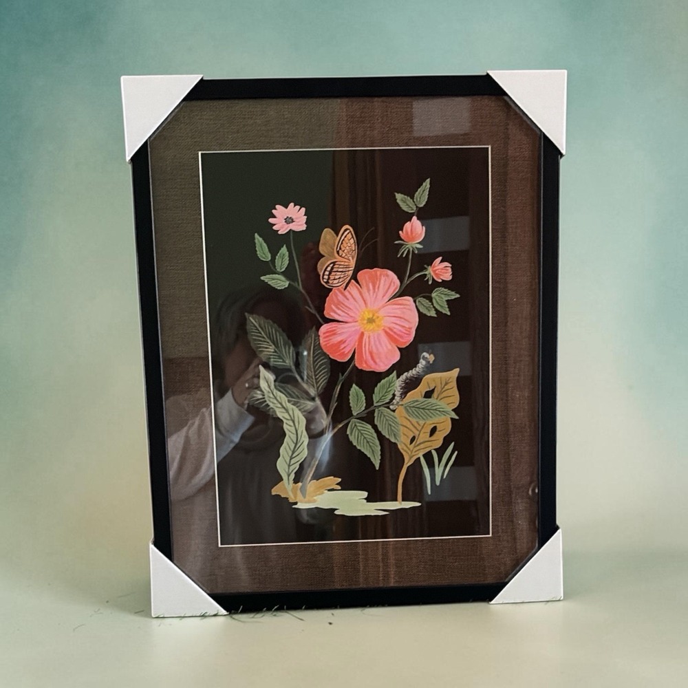 Rifle Paper Co. Botanical Poster Framed Wall Art Set Of 2